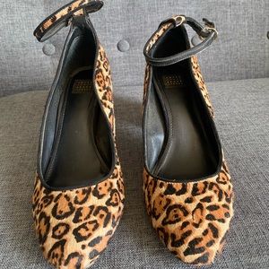 Leopard Mary Jane Heels